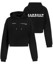 Women's Barbour International Ciara Hoodie - Black