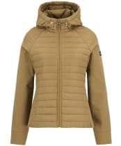Women's Barbour International Valentina Quilted Sweat - Antique Bronze