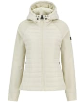 Women's Barbour International Valentina Quilted Sweat - Bone White
