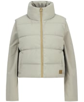 Women's Barbour International Phoenix Quilted Sweat - Glacier Grey