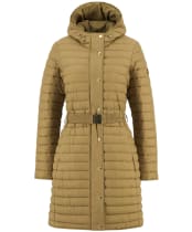 Women's Barbour International Longline Jada Puffer Jacket - Antique Bronze