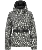 Women's Barbour International Printed Jada Puffer Jacket - Snow Leopard Print