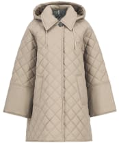 Women's Barbour Cara Quilted Jacket - Honey / Ancient Poplar