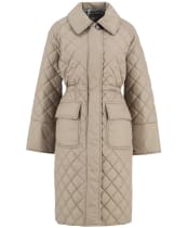 Women's Barbour Aishling Quilted Jacket - Honey / Ancient Poplar