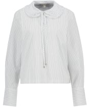 Women's Barbour Avery Shirt - White / Dark Navy