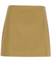 Women's Barbour International Katya Mini Skirt - Antique Bronze