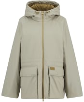 Women's Barbour International Jourdaine Showerproof Jacket - Glacier Grey / Antique Bronze