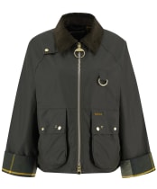 Women's Barbour Kearton Waxed Jacket - Archive Olive / Ancient