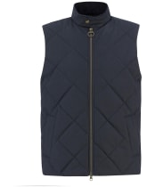 Men's Barbour City Harrington Quilted Gilet - Navy