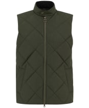 Men's Barbour City Harrington Quilted Gilet - Olive