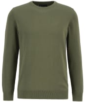 Men's Barbour Pima Cotton Crew Neck Sweater - Wintermoss