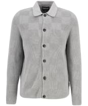 Men's Barbour Falton Knitted Cardigan - Grey Marl