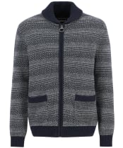 Men's Barbour Helmsley Knitted Jacket - Navy