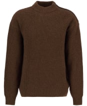 Men's Barbour Gearstone Textured Knit - Umber