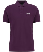 Men's Barbour International Essential Polo - Potent Merlot
