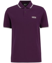 Men's Barbour International Evan Tipped Polo Shirt - Potent Merlot