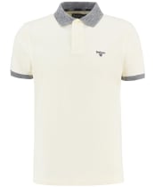 Men's Barbour Marlton Tailored Fit Polo Shirt - Whisper White
