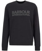 Men's Barbour International Essential Graphic Crew Sweatshirt - Black