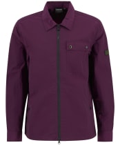 Men's Barbour International Inline Overshirt - Potent Merlot