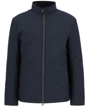 Men's Barbour City Harrington Quilted Jacket - Navy