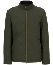 Men's Barbour City Harrington Quilted Jacket - Olive