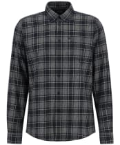Men's Barbour International Basset Long Sleeved Shirt - Black
