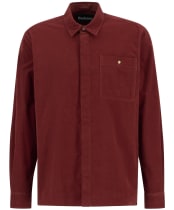 Men's Barbour Haltcliff Cord Relaxed Shirt - Fired Brick