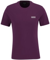 Men's Barbour International Small Logo Tee - Potent Merlot