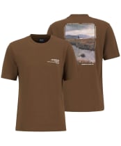 Men's Barbour Parkend Photographic Relaxed T-Shirt - Umber