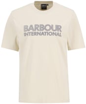 Men's Barbour International Essential Graphic T-Shirt - Calico White