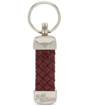 R.M. Williams Nickel Key Ring - Brown