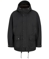 Men's Barbour Tide Waxed Jacket - Black
