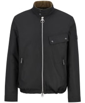 Men's Barbour International Chard Waxed Jacket - Black