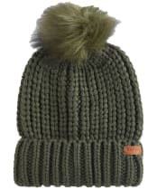 Women's Barbour Saltburn Bobble Hat - Olive