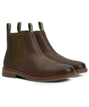 Men's Barbour Farsley Chelsea Boots - Chocolate
