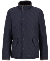 Men's Barbour Powell Quilted Jacket - Navy
