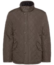Mens Barbour Powell Quilted Jacket - Olive