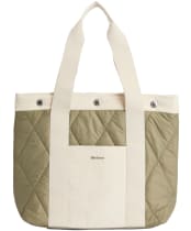 Women's Barbour Healy Tote Bag - Bleached Olive