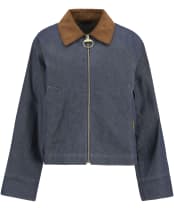 Women's Barbour Freckleton Casual Jacket - Indigo / Dress