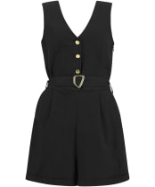 Women's Barbour International Adriana Playsuit - Black