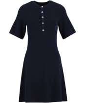 Women's Barbour Camille Knitted Mini Dress - Dark Navy