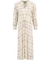 Women's Barbour Asker Midi Dress - Silver Peony Painted Check