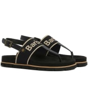 Women's Barbour Lumley Toe Post Sandal - Black