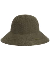 Women's Barbour Zaria Sun Hat - Bleached Olive