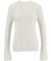 Women's Barbour International Ozara Knitted Jumper - Off White