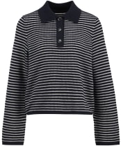 Women's Barbour Inez Knitted Jumper - Dark Navy Stripe