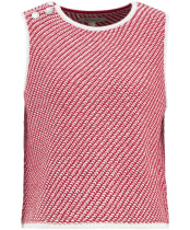 Women's Barbour Amanda Knitted Vest - Poppy Red