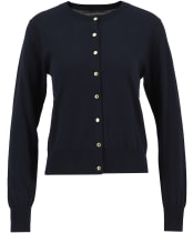 Women's Barbour Wisteria Knitted Cardigan - Navy
