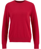 Women's Barbour Oakley Knitted Jumper - Poppy Red