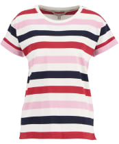 Women's Barbour Lyndale Top - Poppy Red Multi